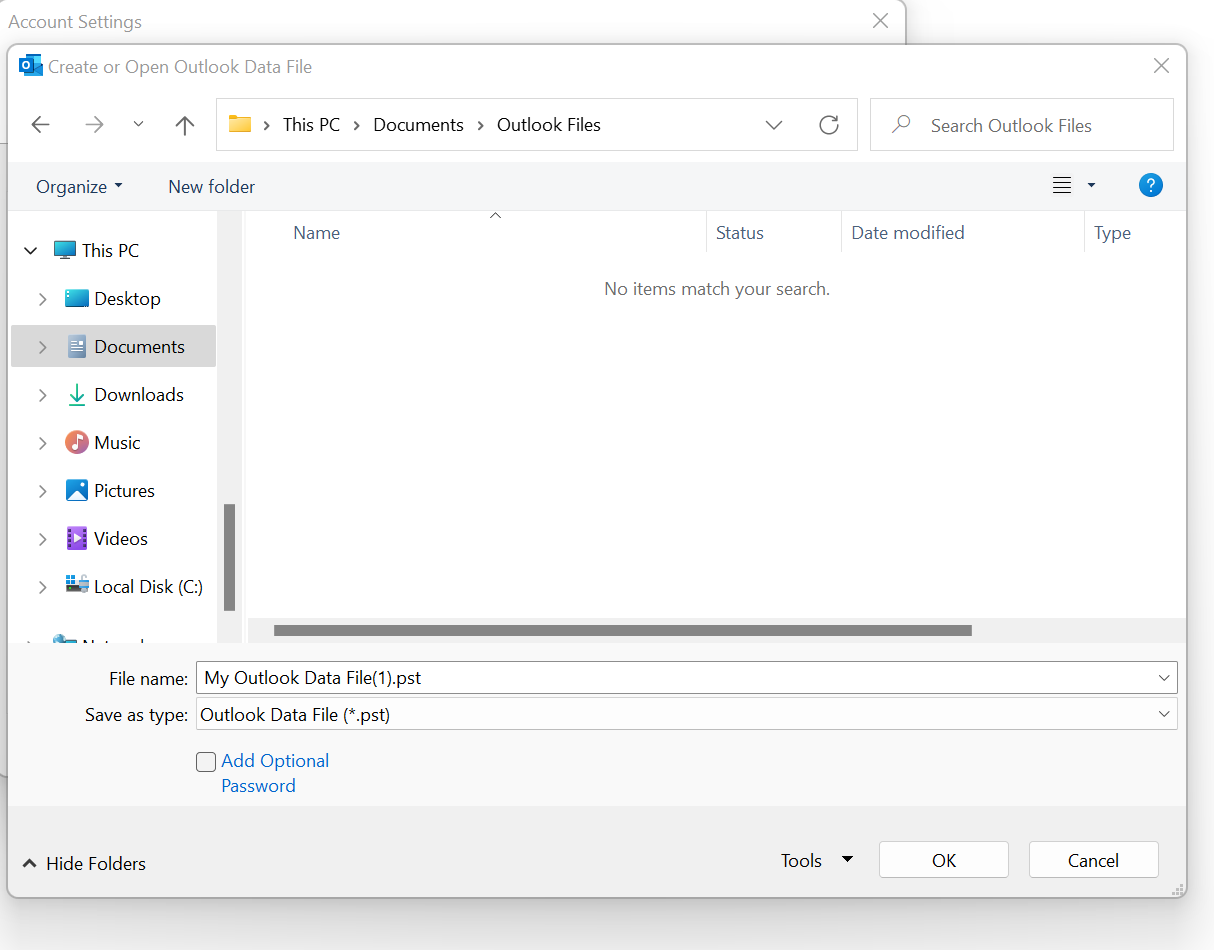 How To Add A PST File To Outlook Front Burner